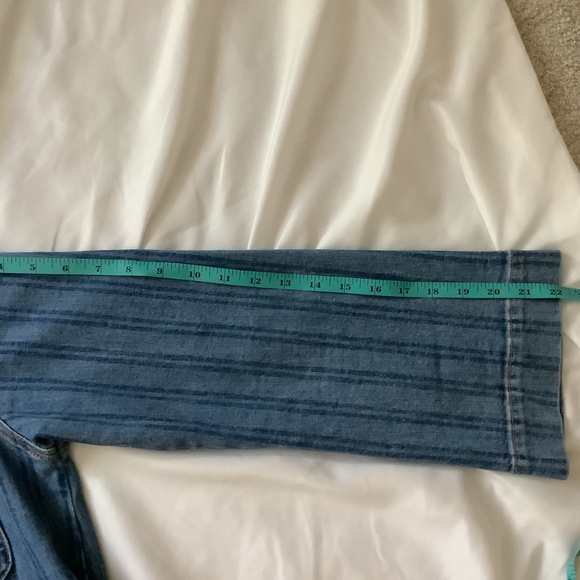 Veronica Beard NWOT Dahl Striped Jean Jacket, Size XS - Picture 15 of 16